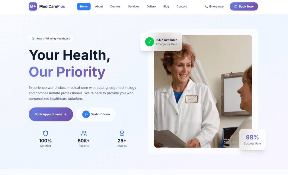 Clinic Website gallery image 1