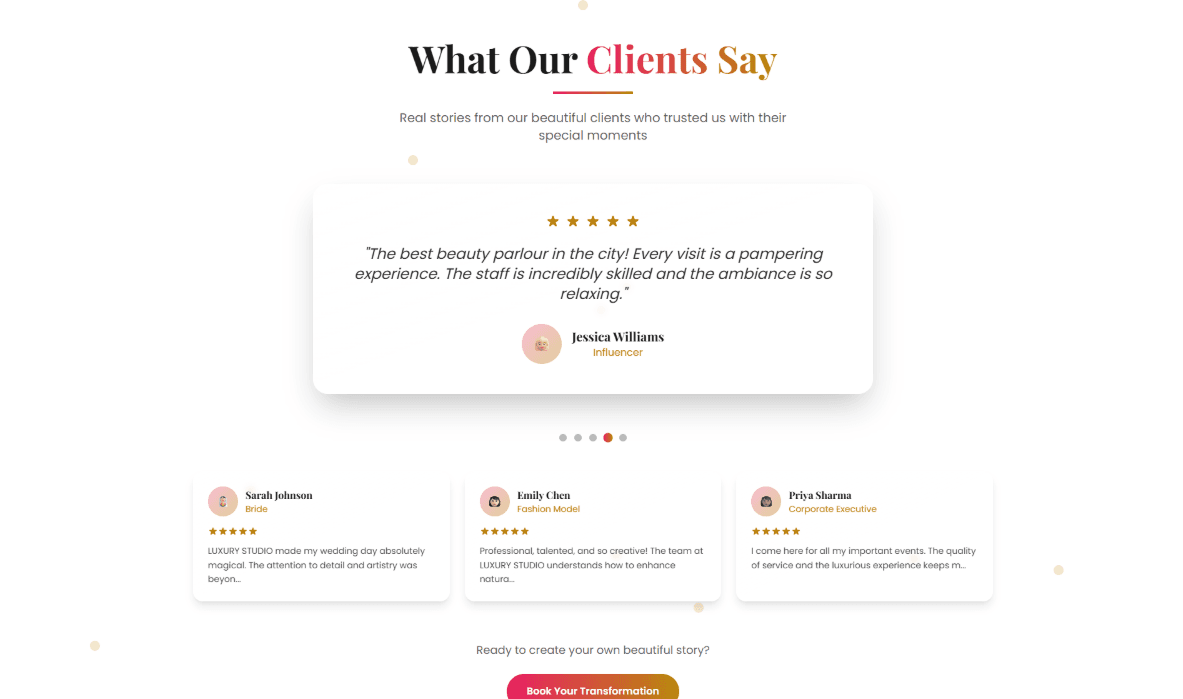 Parlour Website gallery image 1